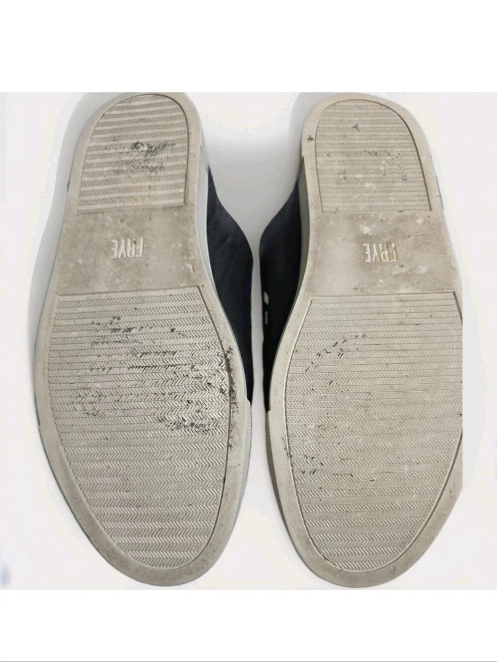 Frye Ivy Shearling Low Lace Sneaker Black Women's Size 8.5 Anthracite